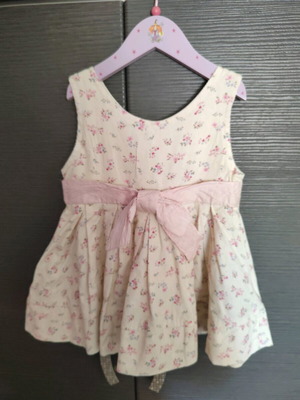 Baby dress used 9-12 months two in a castle, floral, vintage