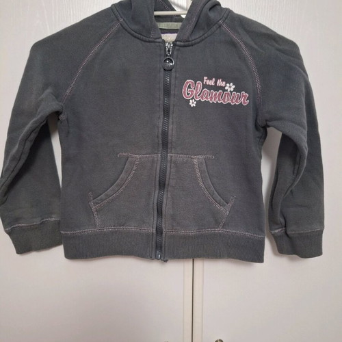 Set of 2 girls' jackets used, pink and gray