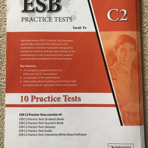 ESB C2 Practice Tests book used, 10 practice exams