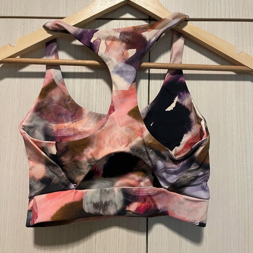 Stradivarius sports bra multicolor like new