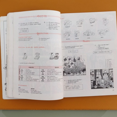 En avant la musique book used for learning French