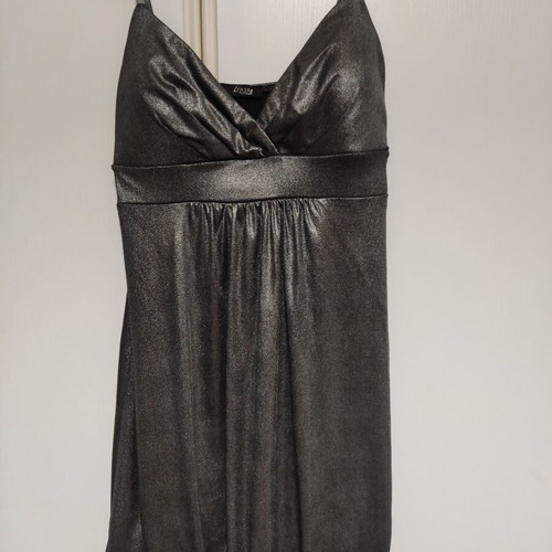 Lipsy London Metallic Evening Dress like new, balloon hem