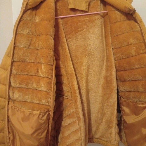 Hooded jacket new, yellow, size XL