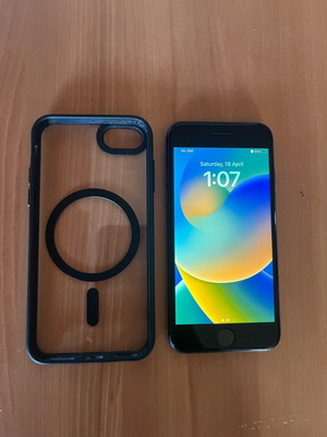 Iphone 8 64GB used with small crack on back glass, space gray