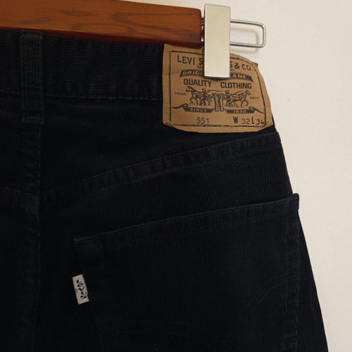 Levi's Reworked Vintage Corduroy Jeans like new, black, size S