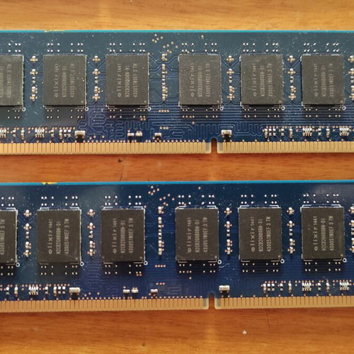 Elixir DDR3 RAM 2x4GB used, desktop PC memory