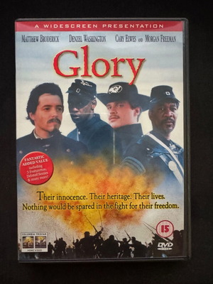 Glory DVD like new, biography drama adventure
