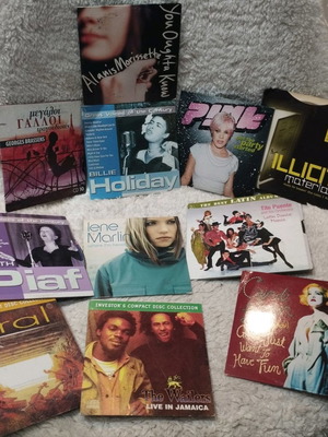 Various foreign CDs used, pack