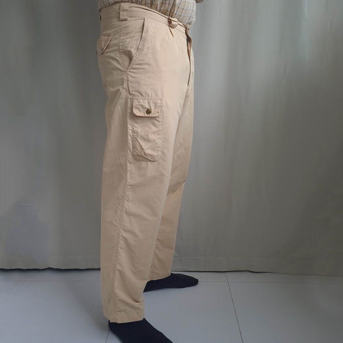 Fjallraven men's light hiking pants size 52 L W34 L30 beige like new