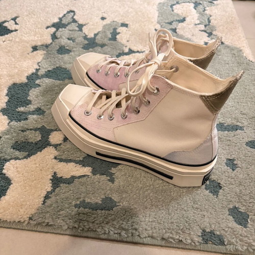 All Star Converse Chuck 70 De Luxe Squared like new, athletic shoes size 39, white pink