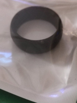 Δαχτυλίδι από σιλικόνη καινούργιο, μαύρο