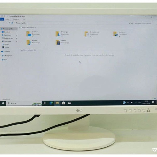 LG 23MB35PY 23-inch monitor used with scratch on panel