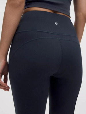 Lululemon black yoga pants, super-high rise, XXL