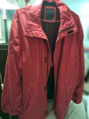 Women's trench coat jacket XXL red like new