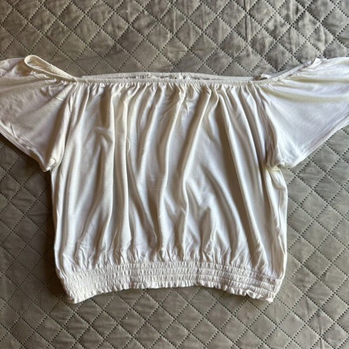 Vintage H&M Coachella off-shoulder top like new, beige, XS