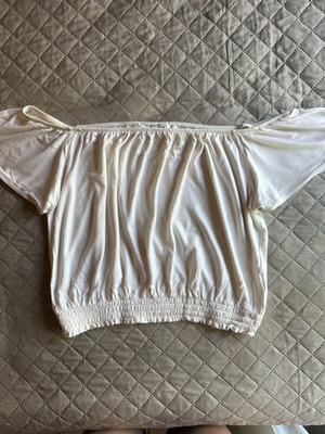 Vintage H&M Coachella off-shoulder top like new, beige, XS