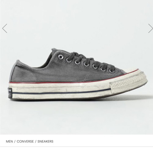 Converse Chuck 70 Ox Charcoal sneakers like new, size 38
