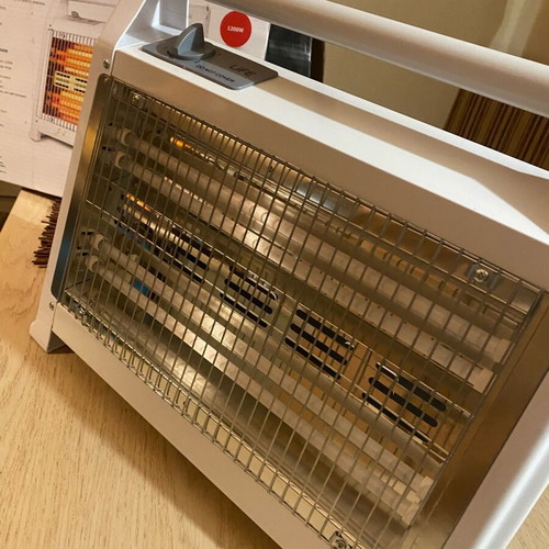 Q-heat electric quartz heater 1200w new