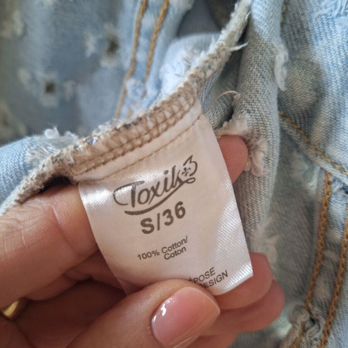 Denim jacket and pants set like new, Vicolo and Toxic 3 size S