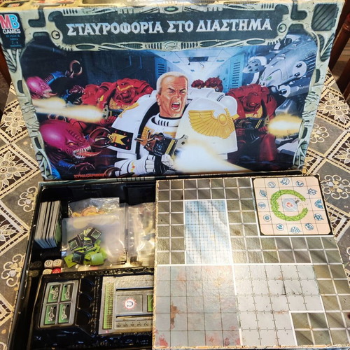 Space Crusade board game used, MB Games 1992 Hasbro