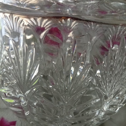 Crystal Carafe Luxury Engraved, new, height 26cm width 20cm