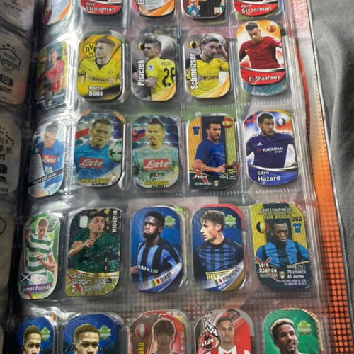 Football collectible tags with full album new