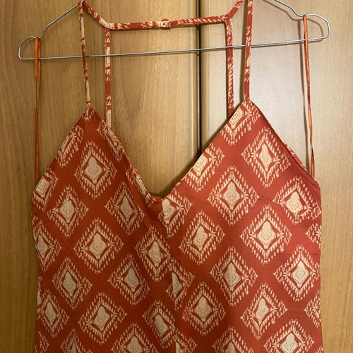 Zara long jumpsuit new with geometric patterns, size L