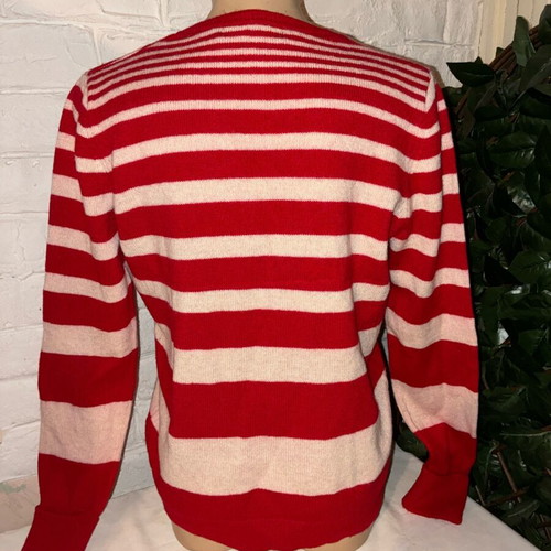 Marks & Spencer sweater like new, white and red, size M