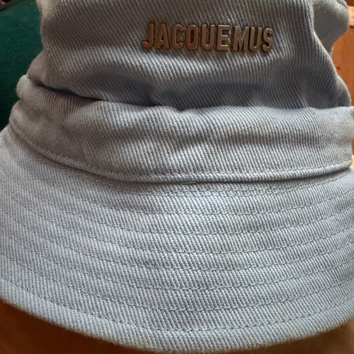 Jacquemus Le Bob Gadjo hat new, turquoise, size medium 58