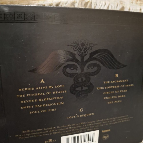 HIM Love Metal CD album 2003, like new, digipak edition