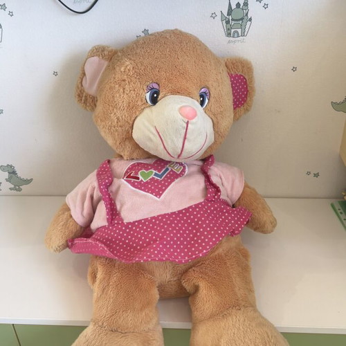 Plush teddy bear 70x70cm like new