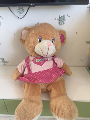 Plush teddy bear 70x70cm like new