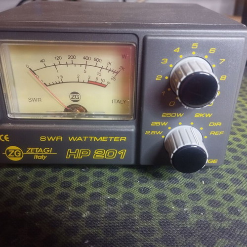 ZETAGI HP 201 wattmeter like new, SWR meter