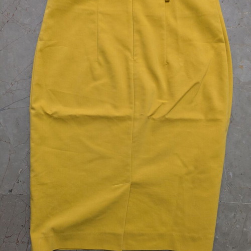 Passager Athens mustard pencil skirt size M like new, cotton blend