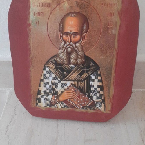 Wooden icon Saint Gregory the Theologian new, 25x20 cm