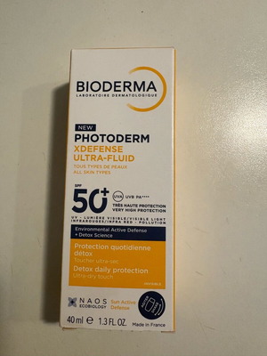 Bioderma Photoderm XDefence Ultra-Fluid Invisible Face Sunscreen SPF50+ new, 40ml