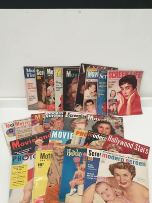 Hollywood star magazines used, pack of 38 vintage issues