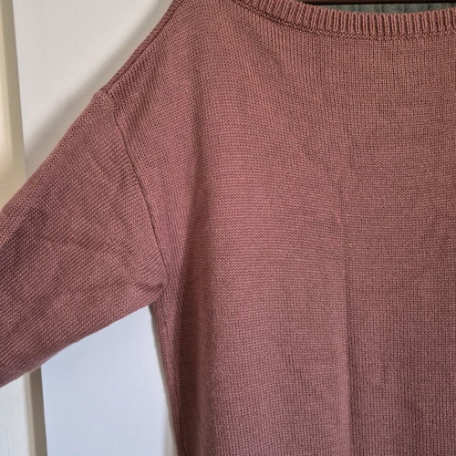 Long knitted Shein curve dress new, pink, size XXL