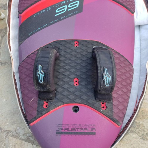 Windsurf set like new with sail mast boom fins board