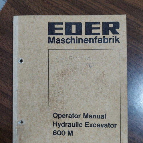 EDER 600M (1978) manual like new