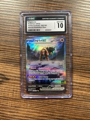 Ting-Lu Ex Paldea Evolved SIR CGC 10 like new