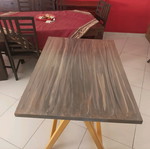 Table new handmade from solid fir wood