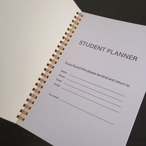 Student Spiral Notebook 2024 Planner like new