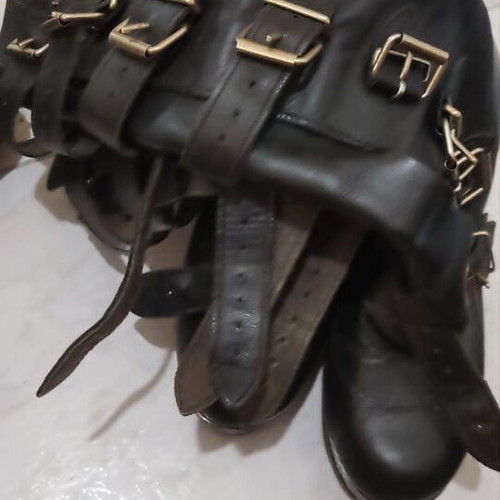 Gothic boots Demonia refurbished, size 40, black