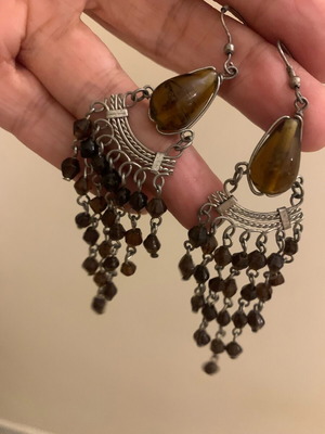 Boho earrings used