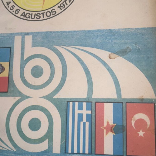 Balkan Games Athletics Book 1972 used, rare sports collectible