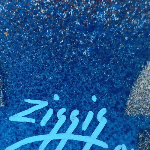 Artwork painting used with airbrush by Zissis 90x60