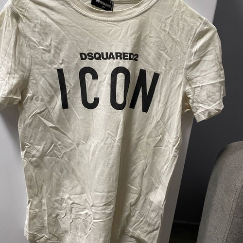 Dsquared2 t-shirt used, size XS, white