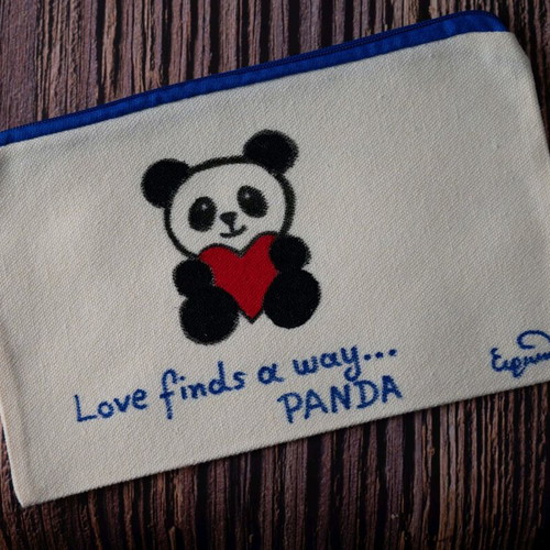 Hand-painted toiletry bags pack of 12 like new