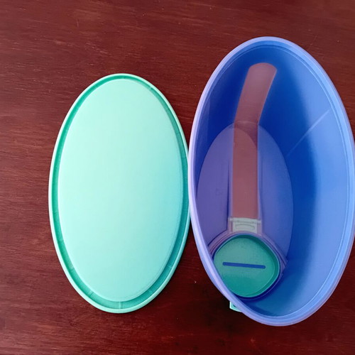 Tupperware storage containers used, pack of two pieces